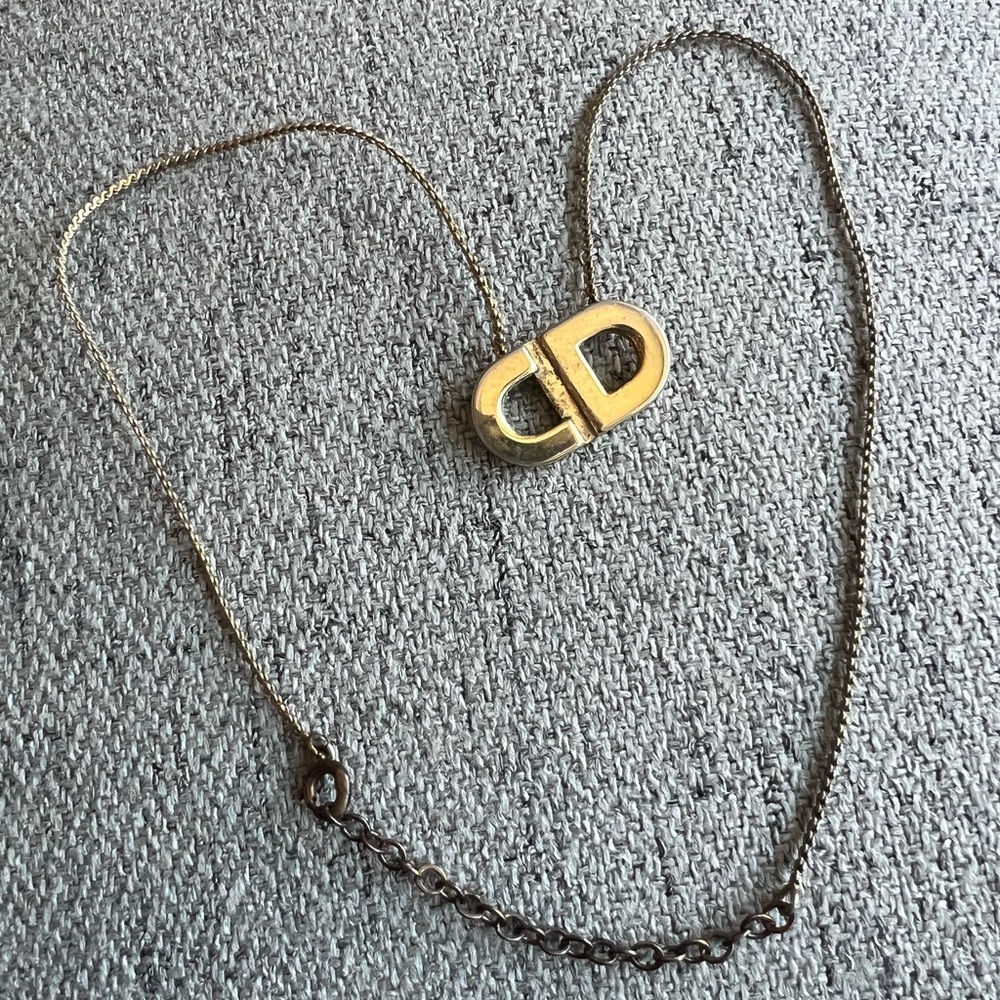 Christian Dior Vintage CD pendant necklace - Picture 7 of 9